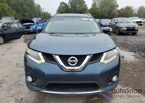 2014 Nissan Rogue S из США, поврежденный, VIN 5N1AT2MK0EC781879